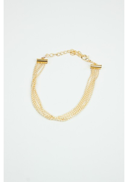 Beş Sıralı Topçuk Zincir Bileklik fiyatları