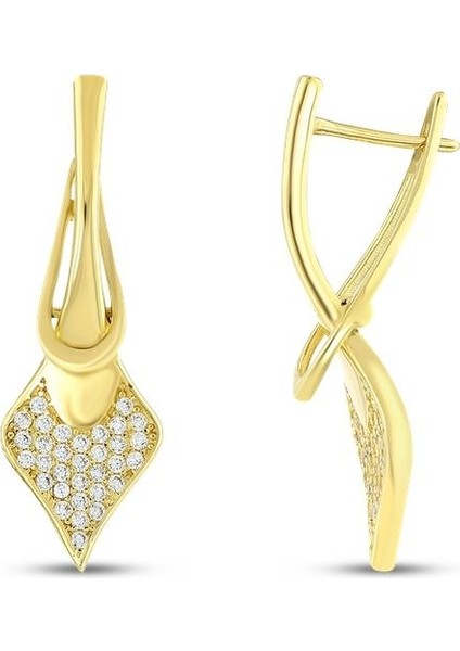 Tasarım Altın Küpe - 14K