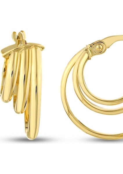 Altın Tasarım Küpe - 14K fiyatları