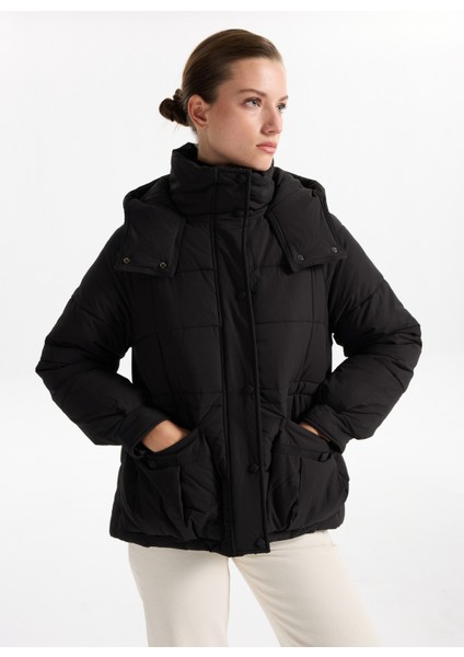 Siyah Kadın Mont F5WL-MNT0284 fiyatları