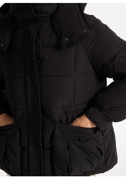 Siyah Kadın Mont F5WL-MNT0284