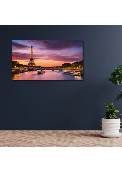 Hd Digital Baskı Paris Eyfel Kulesi Kuş Bakışı Kanvas Tablo Duvar Tablosu modelleri