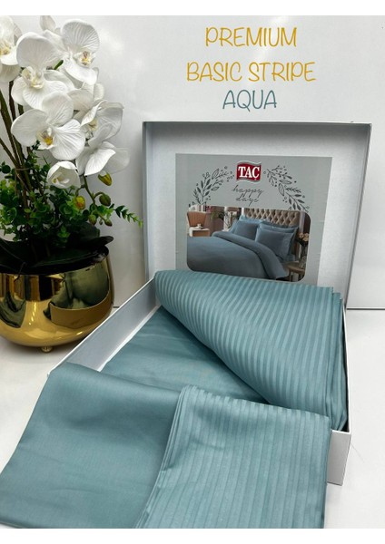 Stripe Saten Nevresim Takımı Çift Kişilik fiyatları