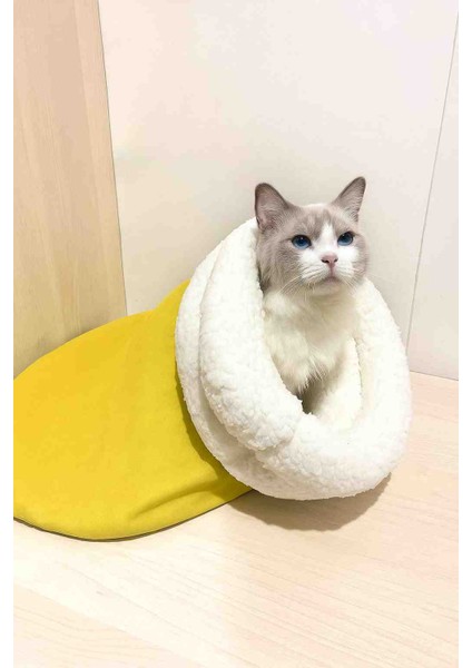 Kedi ve Köpekler Için Uyku Tulumu Saklanma Magrasi Yatağı Minderi Sıcacık Yumuşak fiyatları