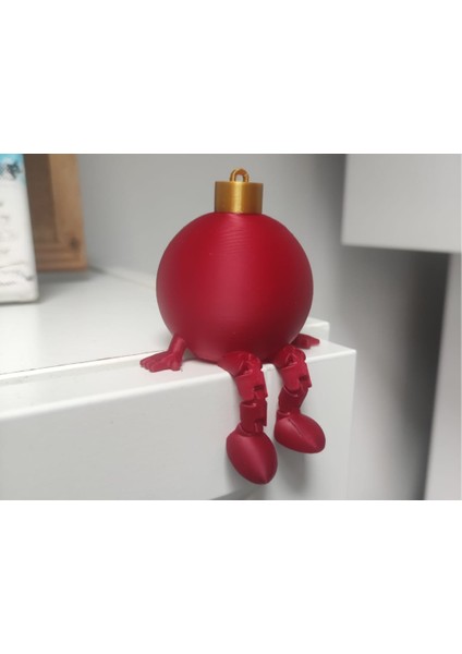 Noel Temalı Hareketli Yılbaşı Süs Topu