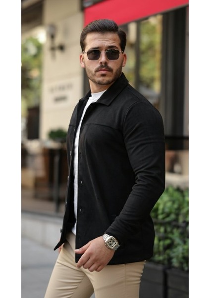 Erkek Süet Ceket Gömlek