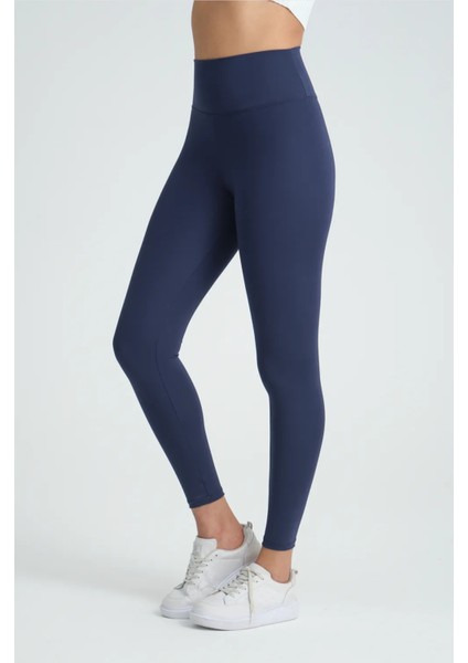 Kadın Lacivert Tayt – Yüksek Bel, Mevsimlik Tutucu Spor Tayt fiyatları