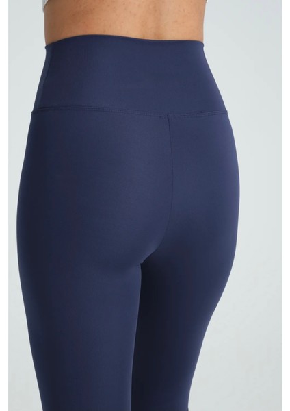 Kadın Lacivert Tayt – Yüksek Bel, Mevsimlik Tutucu Spor Tayt fırsatları