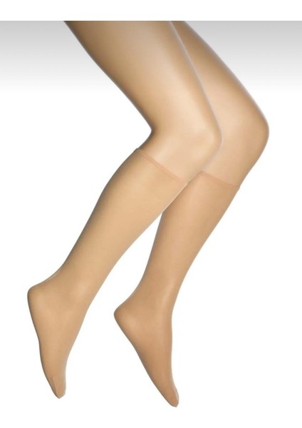 Mc Morcity Oral Kadın 12" Adet 20 Den 57 Ten Diz Altı Pantolon Çorabı Pembe Kutu