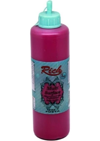 Rich Akrilik Boya Multi Surface 500 cc Fuşya 500-2154