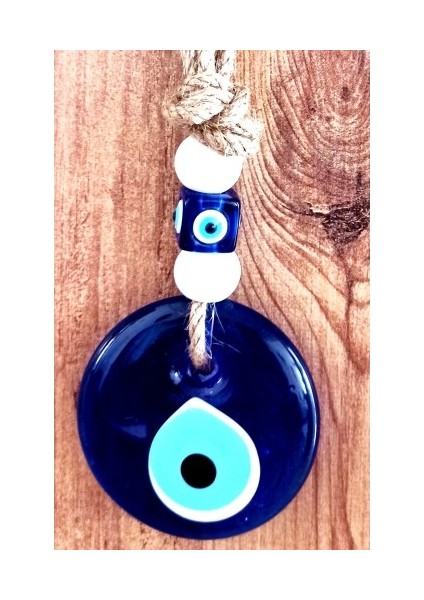 Klasik Mavi Cam Nazar Boncuğu 7 Santimetre Çapında Nazarlık Duvar Süsü fiyatları