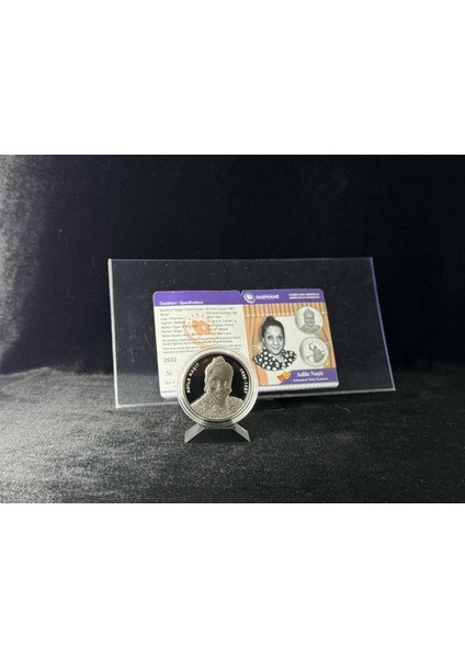 Darphane – Adile Naşit Gümüş Hatıra Sikkesi (Geleneksel Türk Tiyatrosu Serisi)