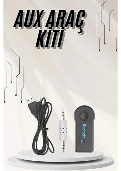 Yeni Nesil Bluetooth Aux Araç Kiti Siyah Tv Tablet Telefon Araç Araba fiyatları