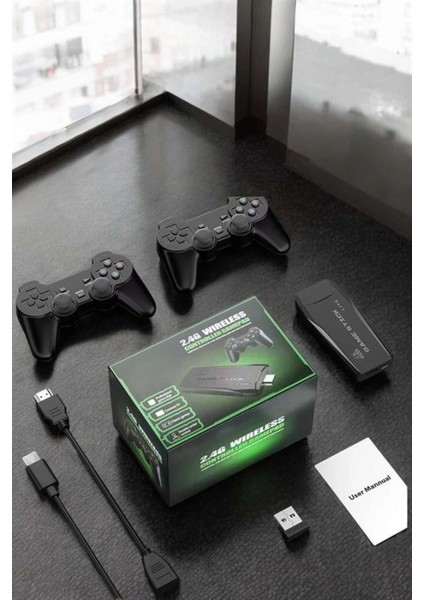 Atari Oyun Konsolu 2000 Oyunlu Game Stick 2.4g Wireless indirimleri