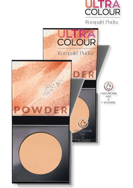 Ultra Match Sıkıştırılmış Pudra Fondöten - 23N Ikili Set