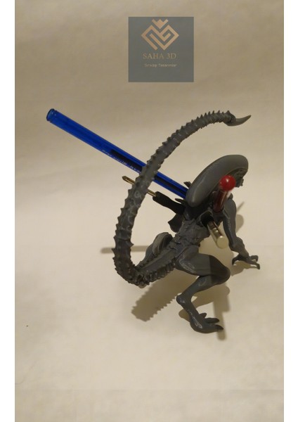 Alien (Yaratık) 4'lü Kalemlik Figür 14 Cmx 13 cm