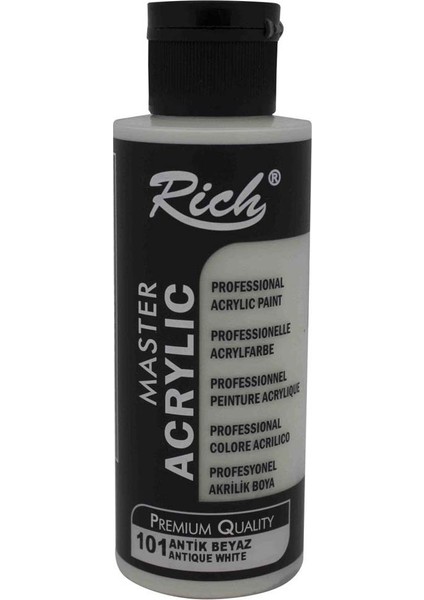 Rich Akrilik Boya Master 120 cc Antik Beyaz 120-101