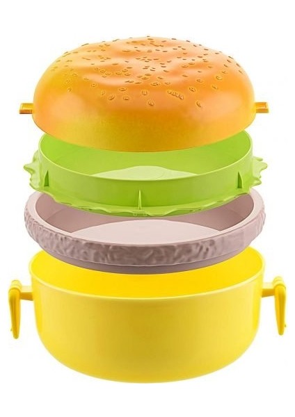 Hamburger Tasarımlı Beslenme Kabı fiyatları