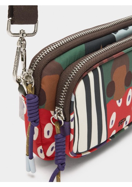 Desenli Teknik Kumaş Çok Amaçlı Kese fiyatları