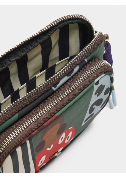 Desenli Teknik Kumaş Çok Amaçlı Kese fırsatları