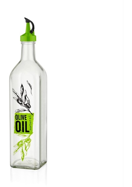 500 ml Kapaklı Yağdanlık Yağlık Sirkelik Sosluk Qlux Kapaklı Toz Geçirmez Sosluk C-00199