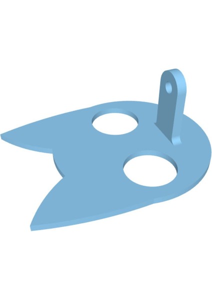 HC-SR04 Ultrasonik Sensör Tutucu Montaj Aparatı/çita-Kedi Figürlü