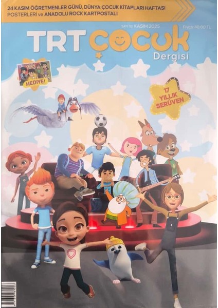 Trt Çocuk Dergi Kasım 2025