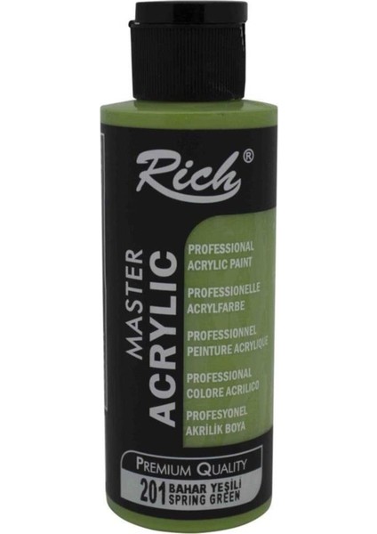 Rich Akrilik Boya Master 120 cc Bahar Yeşili 120-201