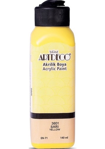 Artdeco Akrilik Boya 140 ml Sarı 070R-3601 modelleri