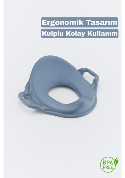 2'li Tuvalet Eğitim Seti - Basamaklı Çocuk Taburesi ve Kulplu Klozet Adaptörü modelleri