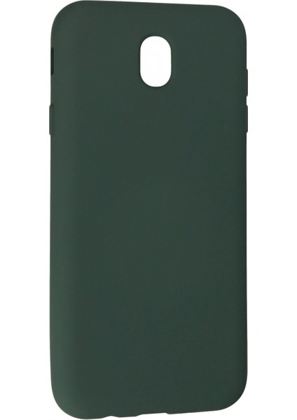 Samsung Galaxy J7 Pro / J730 Kılıf Nano Içi Kadife Silikon - Koyu Yeşil (K95) modelleri