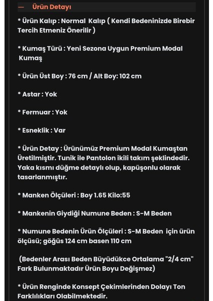 Tesettür Çıtçıt Detaylı Tunik-Pantolon Ikilitakım(Spor,şık Kombin) fiyatları