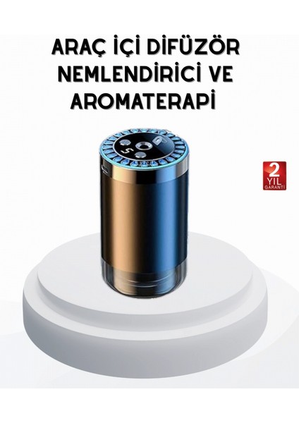 Yıldız Projeksiyonlu Araç Içi Hava Nemlendirici ve Difüzör