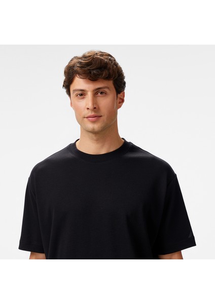 Erkek Siyah Oversize Fit T-Shirt fırsatları