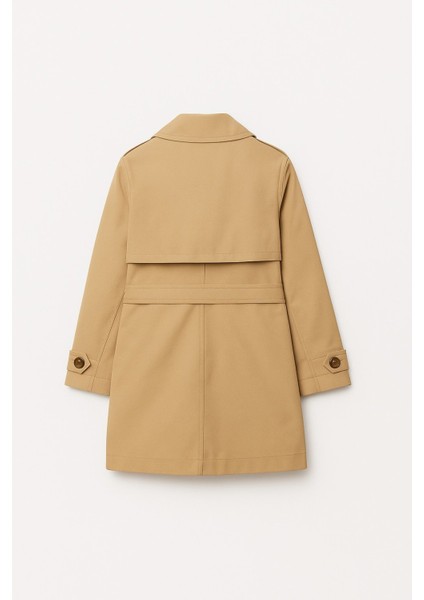 Kemerli Premium Normal Kesim Trençkot fırsatları