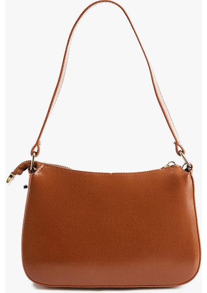 Aksesuar Detaylı Fermuarlı Askılı Suni Deri Omuz Çantası fırsatları