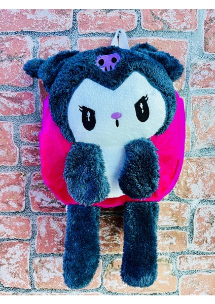 Peluş Çocuk Sırt Çantası - Labubu Hello Kitty Kuromi Stitch Mickey Mouse Bugs Bunny Çanta