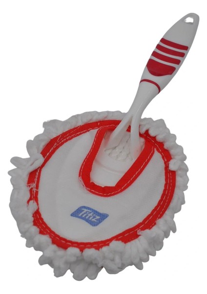 Mikrofiber Duster Toz Leke Kir Alıcı Temizleyici Tutacaklı Temizlik Bezi Aparatı Malzemesi (5324)