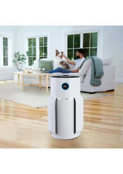 Evcil Hayvan Tüyü, Toz, Virüs ve Kötü Koku Yok Eder Neverchange5 Clean Sense Iq Hava Temizleyicisi Max 5 Yıla Varan Filtre Ömrü - HP300EU - Shark Ninja