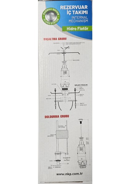 Remont Nkp Rezervuar Iç Takım - Klozet Iç Takımı - Hidro Flötör - 5 Yıl Garantili - 0110 fırsatları