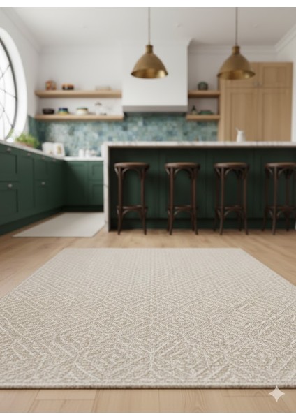 Kaymaz Tabanlı Makinada Yıkanabilir Halı