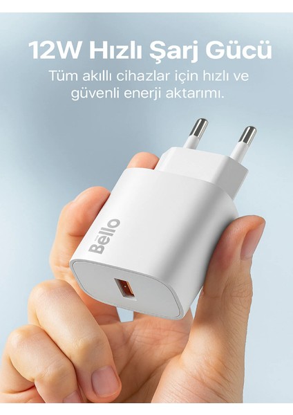 18W USB Şarj Cihazı BL-180 Modeli Hızlı ve Güvenli Şarj Kompakt ve Taşınabilir modelleri