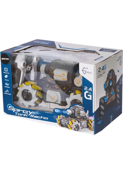 Bfs HD3400 Kumandalı Drift Yapan Su Atan Tank Mecha -Gepettoys