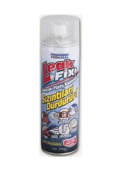 Vodaseal Leak Fix Kauçuk Izolasyon Spreyi 396 gr Şeffaf
