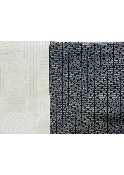 4304 Desen Bej Renk Kesme Kaymaz Taban Halı Yolluk modelleri