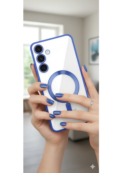 Samsung Galaxy A55 Kılıf Kamera Korumalı Sararma Yapmaz Magsafe Şarj Özellikli A++ Kalite Kapak