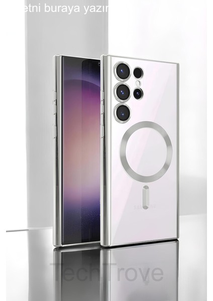 Samsung Galaxy S24 Ultra Kılıf Kamera Korumalı Sararmaz Magsafe Şarj Özellikli A+ Kalite Kapak