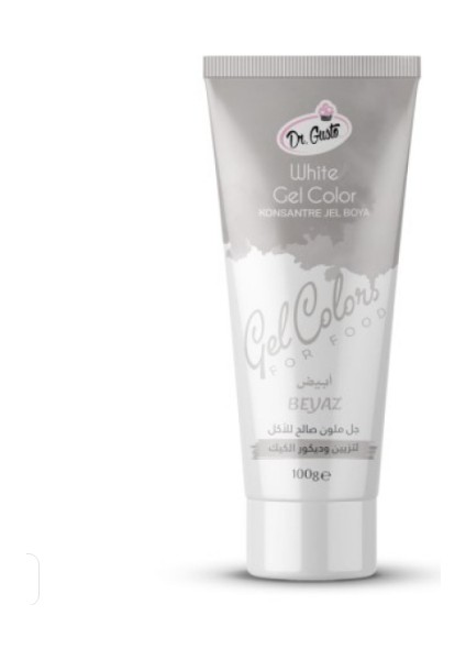 Dr Gusto Jel Boya Tüp 100 gr Beyaz