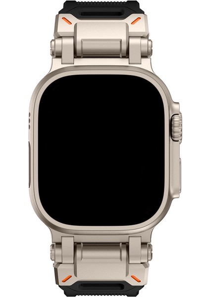 Apple Watch 11 10 46MM 9 8 7 6 Se Ultra Uyumlu 49-46-45-44-42MM Metal Pimli Tokalı Premium Silikon Kordon – Dayanıklı Spor Rubber Kayış fırsatları