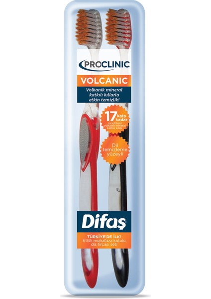 Proclınıc Volcanıc Diş Fırçası 1+1